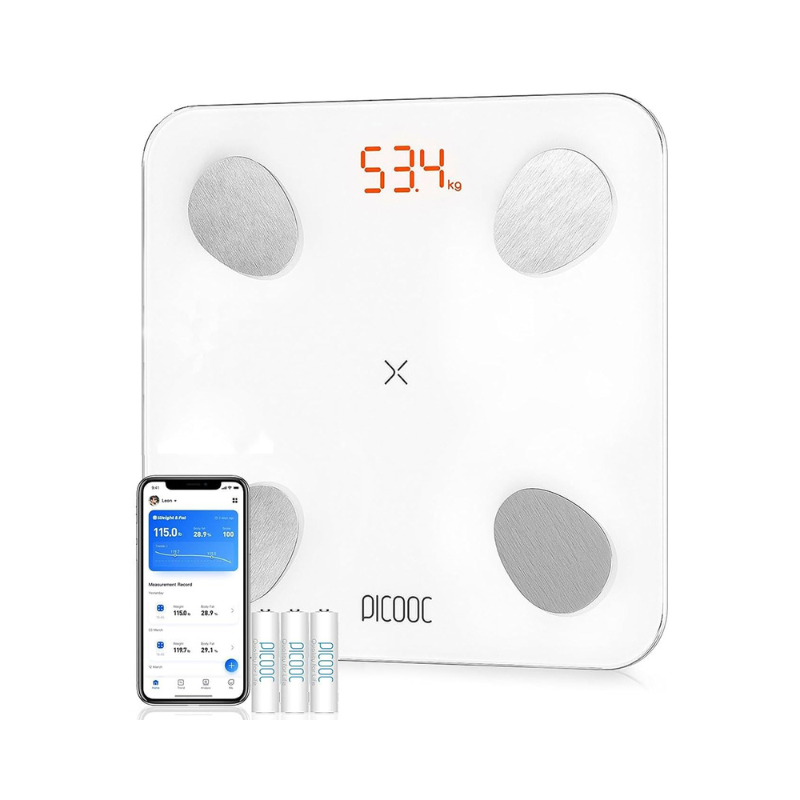 PICOOC Smart Scale for Body Weight, Body Fat Scale with 14+ Body  Compositions, Digital Bathroom Scales with Smartphone App Sync with  Bluetooth, Highly